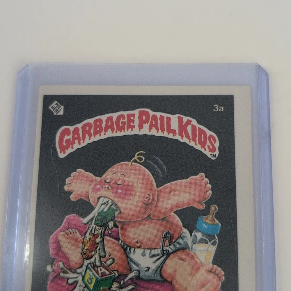 Up Chuck Series 1 Garbage Pail Kid Trading Card Excellent Condition !